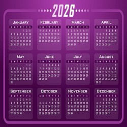 Tax calendar 2026
